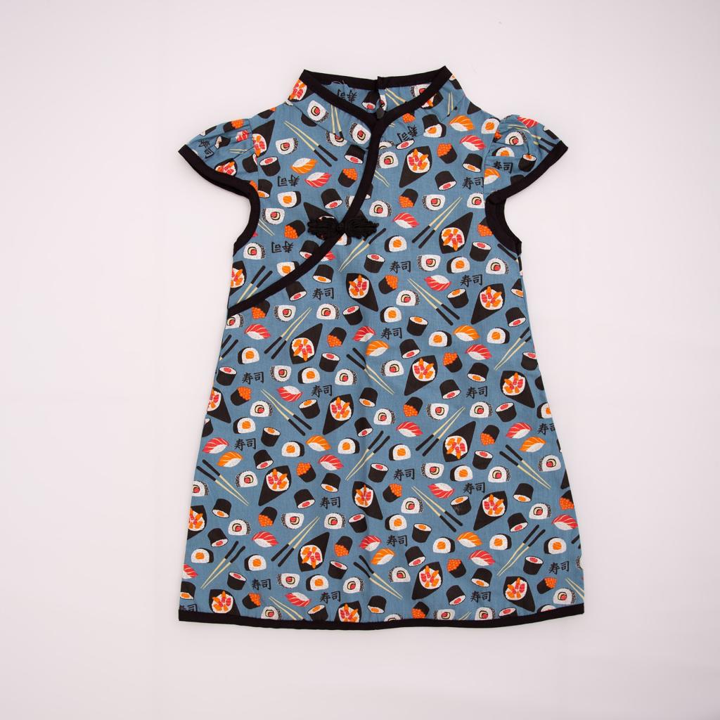 Vestido Sem Manga Estampado